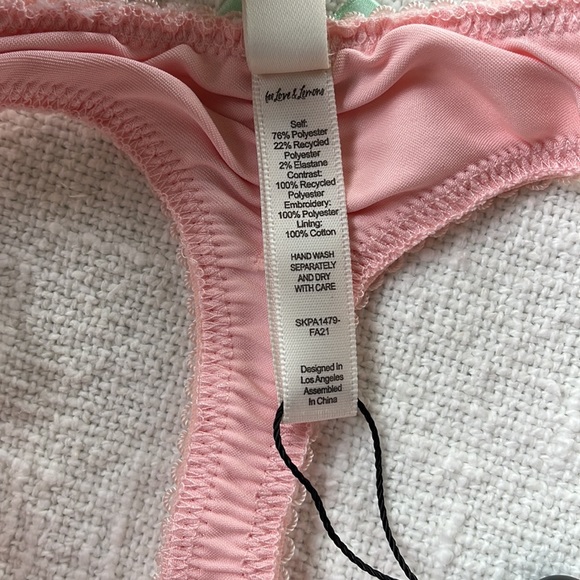 2/$80 For Love & Lemons Midsummer Floral Thong Panty - Picture 9 of 11